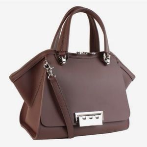 Zac Posen Purple Eartha Double Handle Satchel NWT
